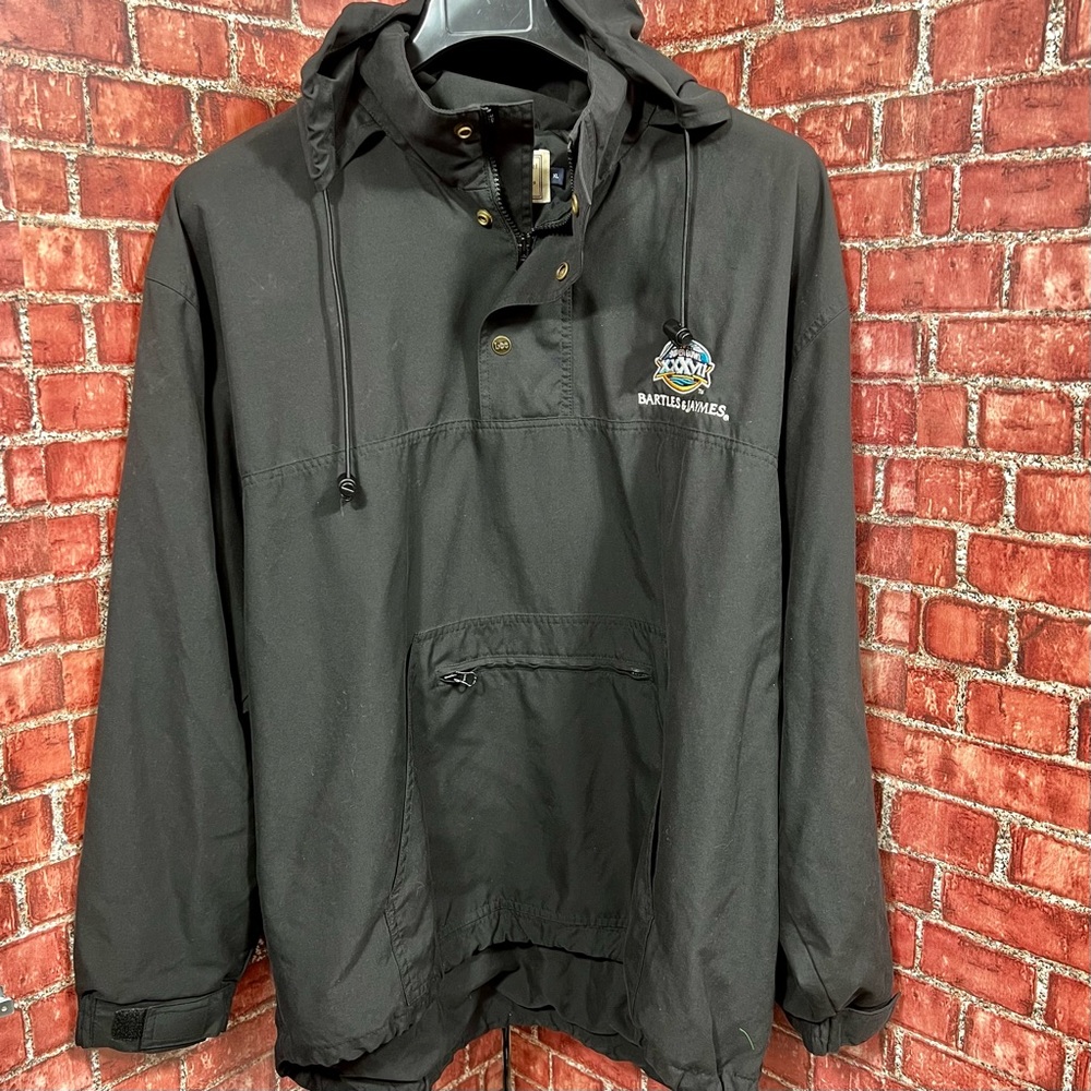 Super Bowl XXXVII 2003 LEE x Bartles & Jaymes promo jacket Sz.XL blue Pullover